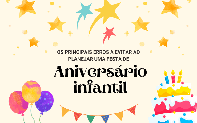 Os principais elementos que não podem faltar em uma festa de aniversário infantil