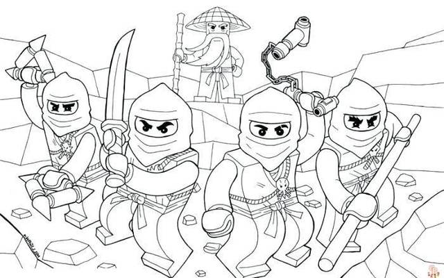 Unleash Your Kids' Creativity with Lego Ninjago Coloring Pages
