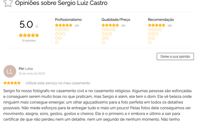 Zankyou & Sergio Luiz Castro