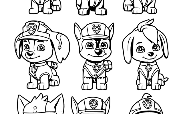 Engaging and Free Paw Patrol Coloring Pages for Kids | GBcoloring