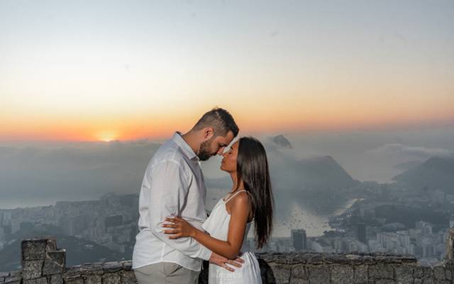 Ensaio Pré-Wedding no Mirante Dona Marta – Larissa & Vinícius