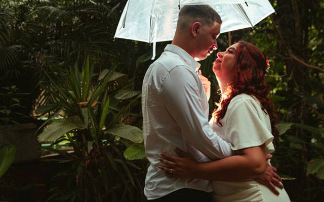 Ensaio Pós Casamento Civil no Orquidário de Santos/SP - Igor Vilares Fotografia