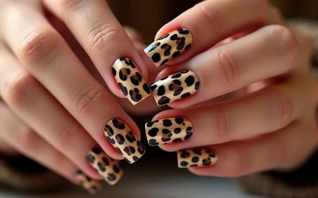 Luce Elegantes Uñas Animal Print este Día de la Amistad