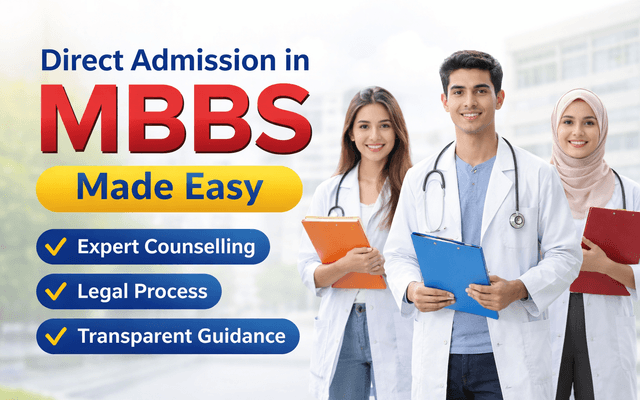 Direct Admission in MBBS: Transparent Process & Guaranteed Guidance