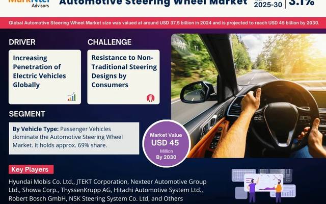 Automotive Steering Wheel Market Overview 2025–2030: Demand & Future Trends