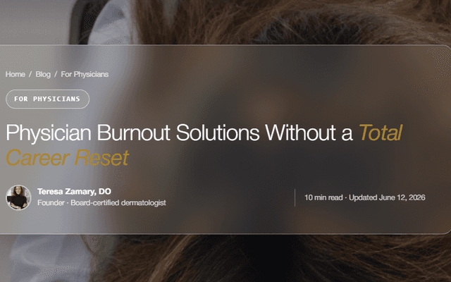 Physician Burnout Solutions: A Comprehensive Guide to Restoring Balance in Modern Healthcare