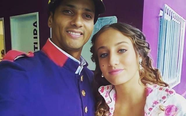 Romero Silva e Bruna Griphao