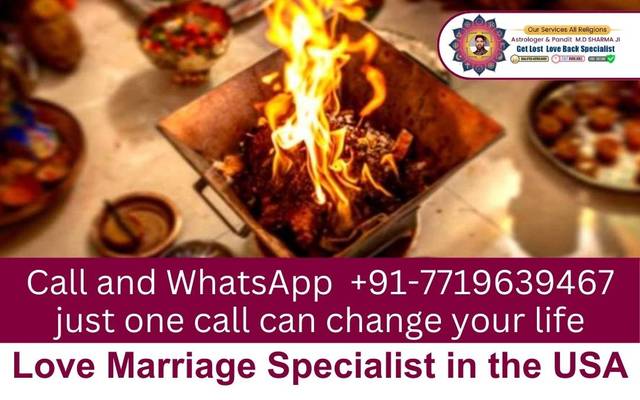 Best Love Marriage Problem Solution Specialist in the USA - Astrologer MD Sharma