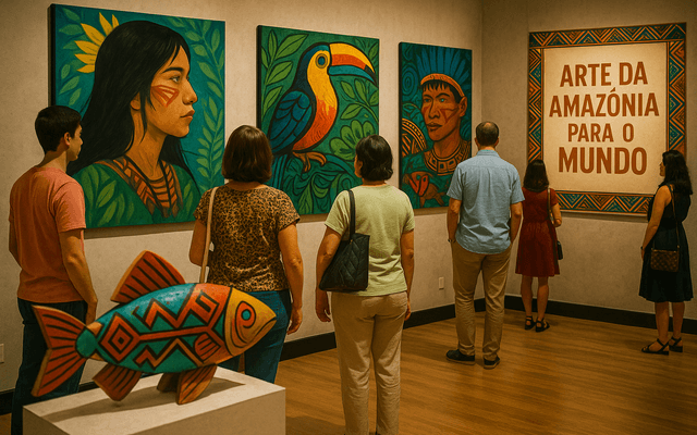 Exposição destaca artistas da Amazônia a partir desta quinta (10)