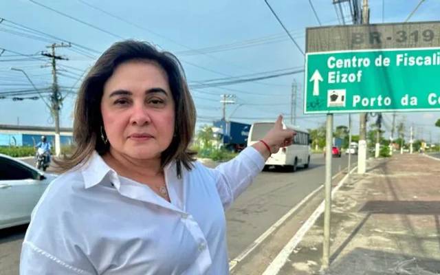 Maria do Carmo questiona por que ‘velha política’ só aparece na BR-319 em época de eleição