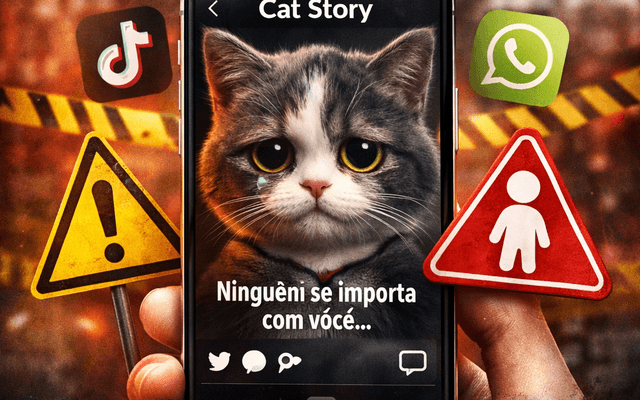 AUTORIDADES ALERTAM PAIS SOBRE CONTEÚDO “CAT STORY” E O ALCANCE ENTRE CRIANÇAS
