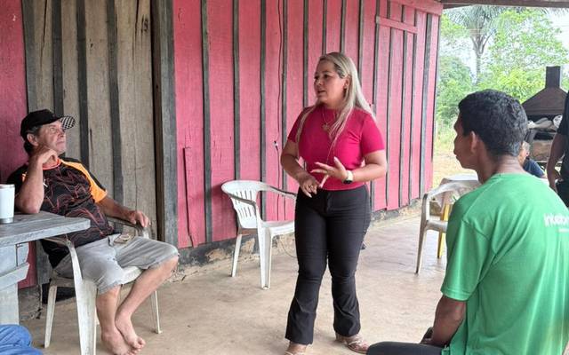 Vereadora Catianne Alves segue trabalhando e visitando a população mesmo durante o período de férias