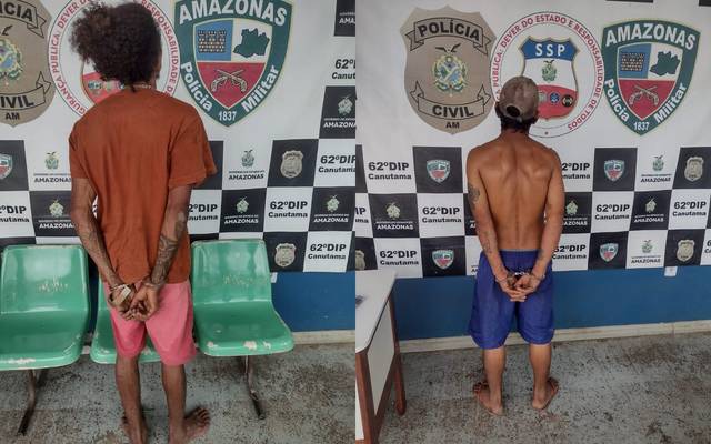 Dois homens são presos por furto e invasão de domicílio em Canutama