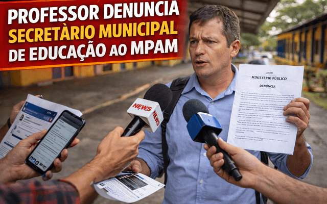 PROFESSOR JONAS DENUNCIA SECRETÁRIO DE EDUCAÇÃO DE CANUTAMA AO MINISTÉRIO PÚBLICO