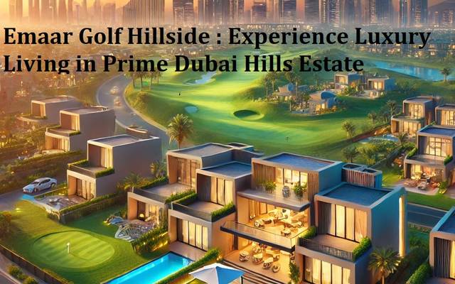 Emaar Golf Hillside: A Luxurious Address in Dubai Hills Estate

