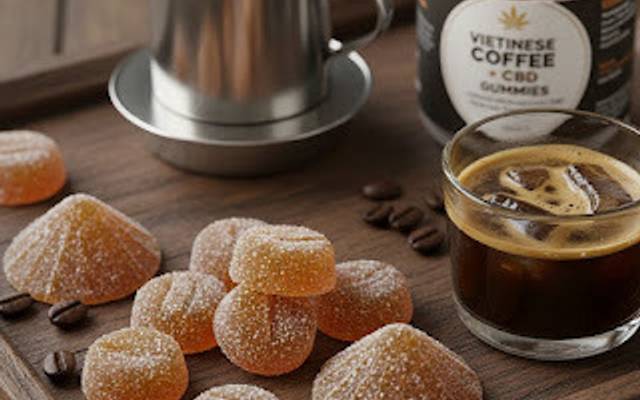 Vietnamese Coffee CBD Gummies for Stress Relief, Focus & All-Day Energy Support