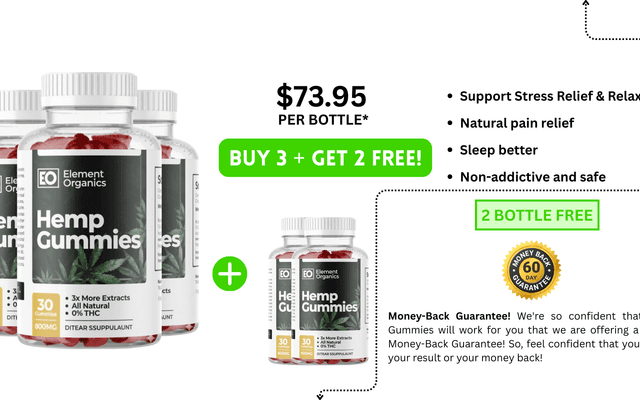 Element Organic Hemp Gummies Review: Does It Improve Heart & Energy?
