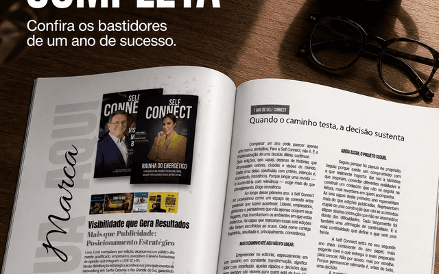1 ano de Self Connect - Quando o caminho testa, a decisão sustenta