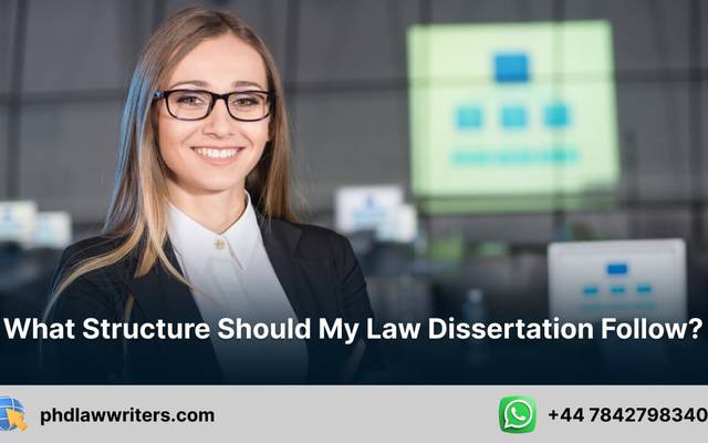 What structure should my law dissertation follow?