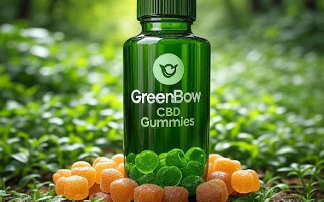 GreenBow CBD Gummies Natural Hemp Infused Gummies for Stress Relief, Pain Support & Relaxation