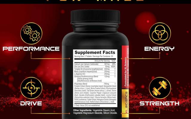 Kong XXL Ultimate Male PerformanceAdvanced Male Enhancement Formula – Increases Length, Girth, and Performance – 3–6 Inch Gro