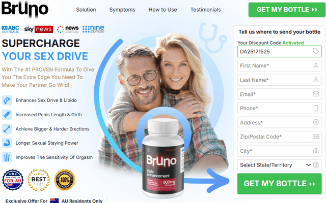 Bruno Male Enhancement Australia - NATURAL Sex Booster 