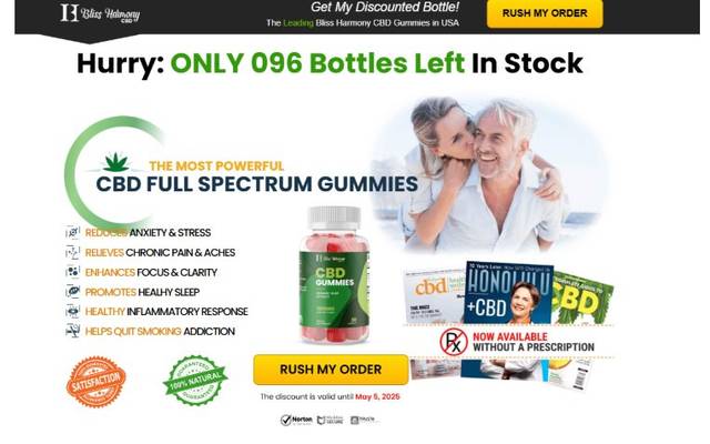 Harmony Wave CBD Gummies: Read Ingredients With 100% Safe & Natural!