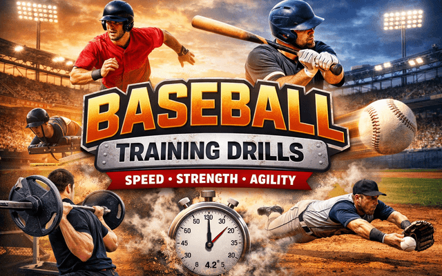 Baseball Training Drills to Improve Speed, Strength, and Agility
