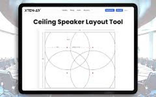 How to Design a Ceiling Speaker Layout for a Large Room