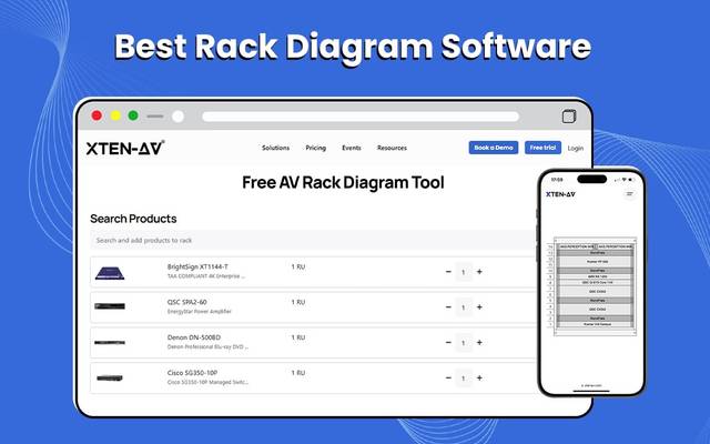 Free Audio Visual Rack Diagram Tools For AV Integrators
