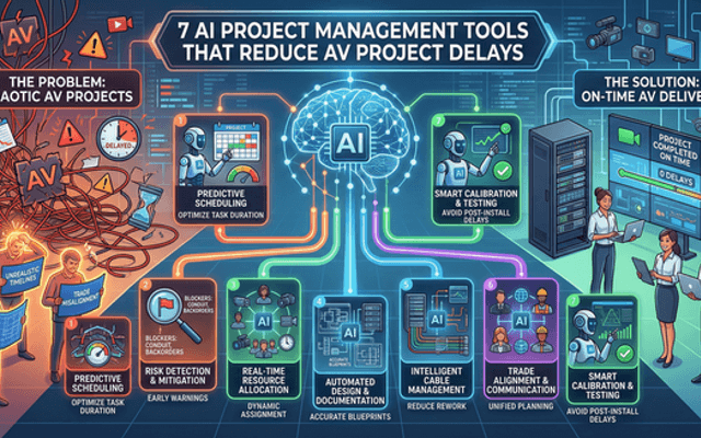 7 AI Project Management Tools That Reduce AV Project Delays