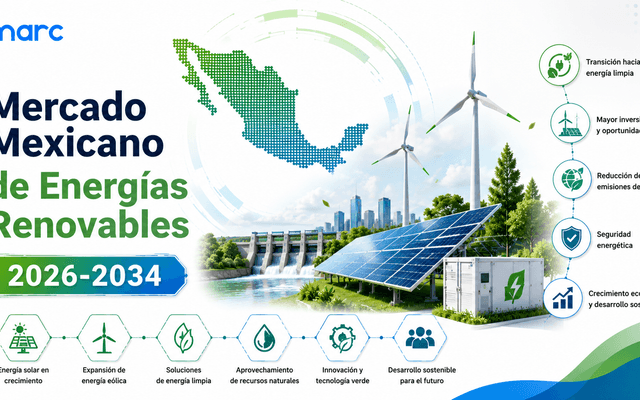 Tamaño, crecimiento, tendencias y previsiones del mercado de las energías renovables en México: 2026-2034
