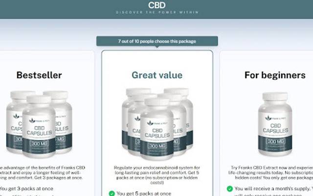 Frank & Frey CBD-kapslar Sverige – Allvarliga osäkra komplikationer eller verkligen bevisat att de fungerar?
