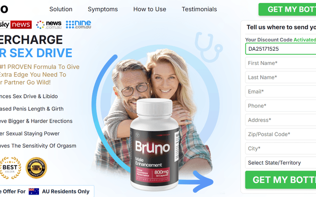 Bruno Male Enhancement Chemist Warehouse™ AU: Trusted Supplement for Male Vitality