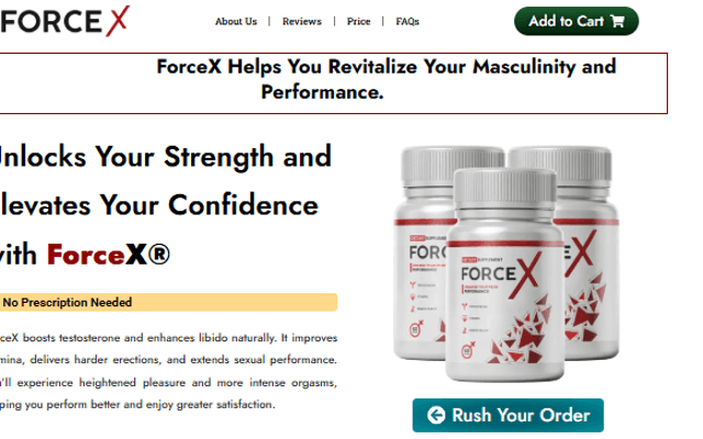 Force X Male Enhancement UK-(New Report) Does It Work? What They Won’t Tell You Before Buying!