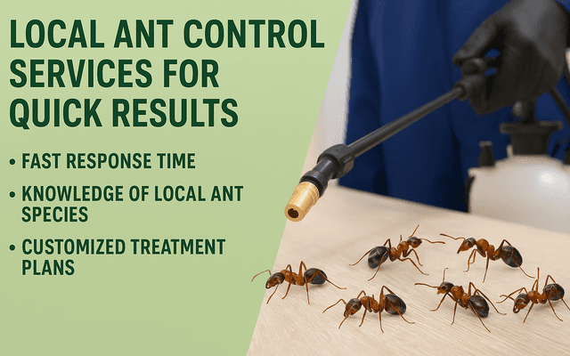 Local Ant Control Services for Quick Results