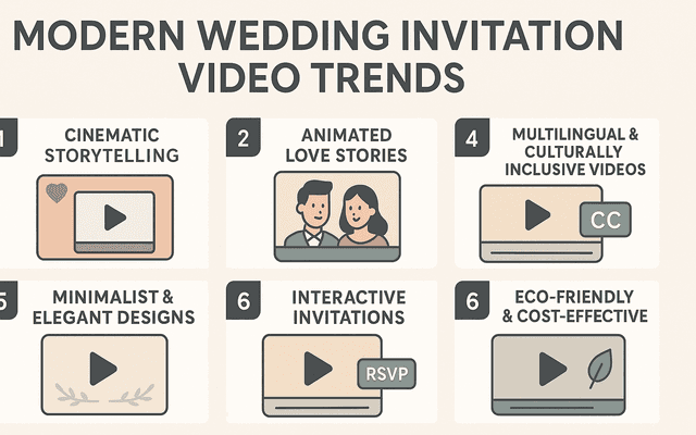 Modern Wedding Invitation Video Trends