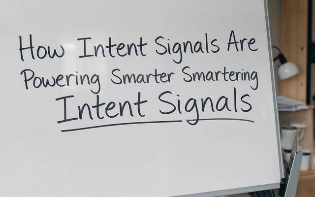 Driving Revenue with Intent Signals: A Guide for B2B Sales Professionals