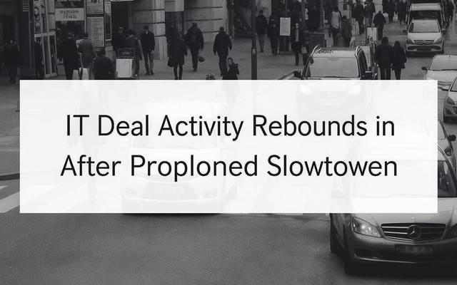 European IT Sector Experiences Uptick in Deal Activity