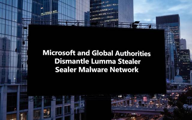 Microsoft's Global Action Against Lumma Stealer Malware