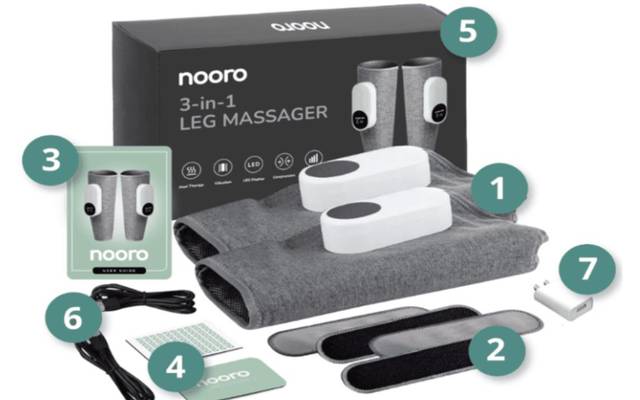 Nooro Leg Massager Pain Relief in Recover Quicker!!