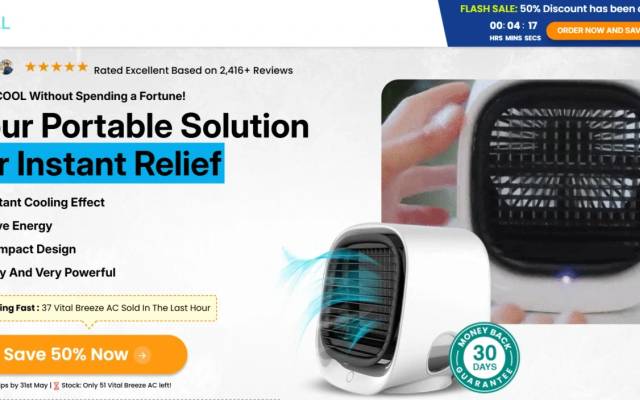 Vital Breeze AC Canada Energy-Efficient Design!