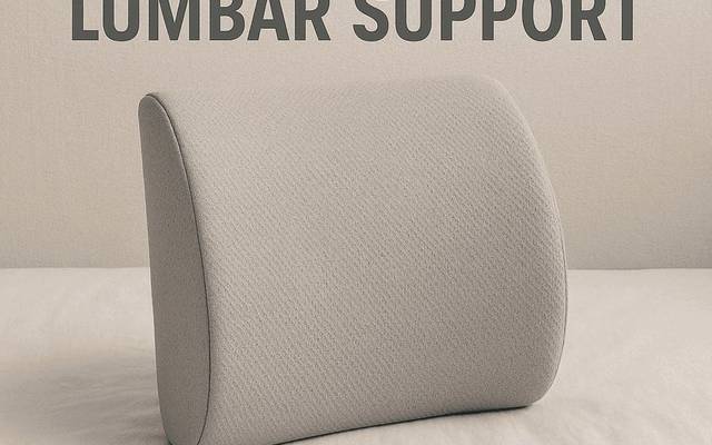 Buy Sleepsia Memory Foam Lumbar Support