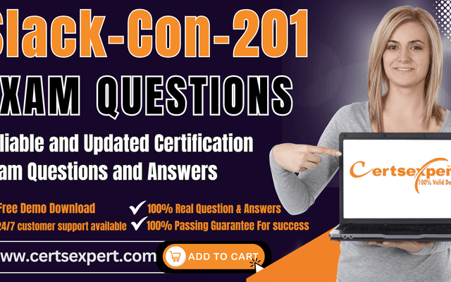 Boost Your Score with Slack-Con-201 Exam Dumps
