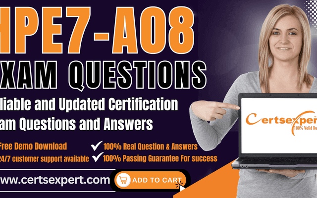 Latest HPE7-A08 Exam Dumps to Boost Your Exam Score