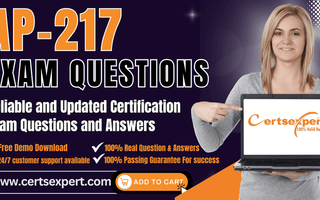 Get Reliable AP-217 Exam Dumps for Easy Exam Prep