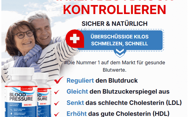 CardioNEX Blood Pressure Switzerland Ihr Warten hat ein Ende. Beeilen Sie sich noch heute