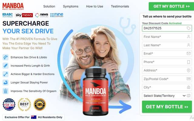 Boost Your Stamina Naturally with Manboa Capsules Australia