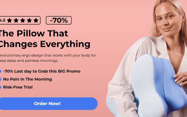Derila Ergo – The Innovative Pillow for Pain-Free Sleep & Neck Care