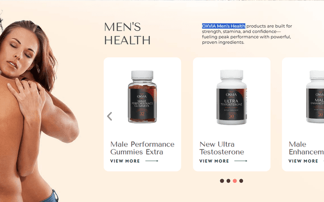 Oxvia Gummies Website